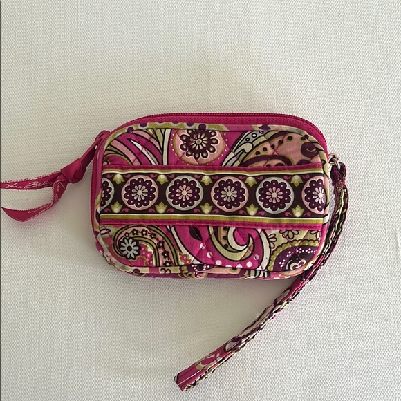 Vera Bradley Handbags - Vera Bradley Pink Patterned Wristlet